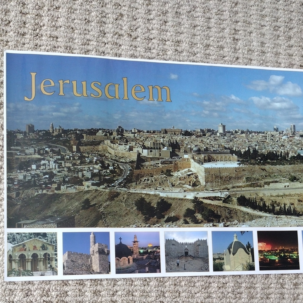Jerusalem Cityscape Laminated Poster